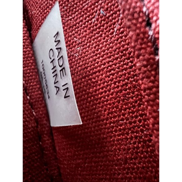 ♦️♦️ TORY BURCH AUTHENTIC DEEP RED ALASTAIR RUNWAY SADDLE BAG ♦️♦️ - Picture 11 of 16